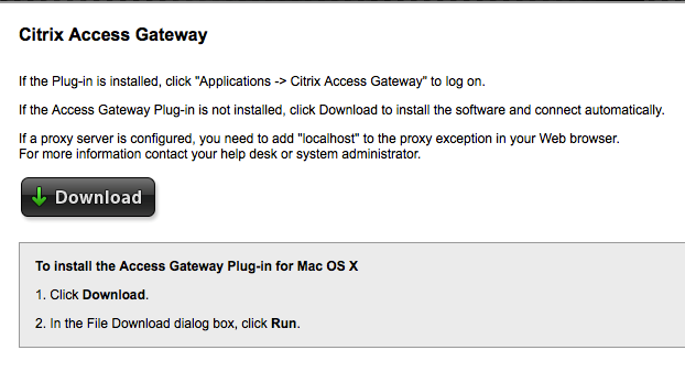 Citrix Plugin Download For Mac